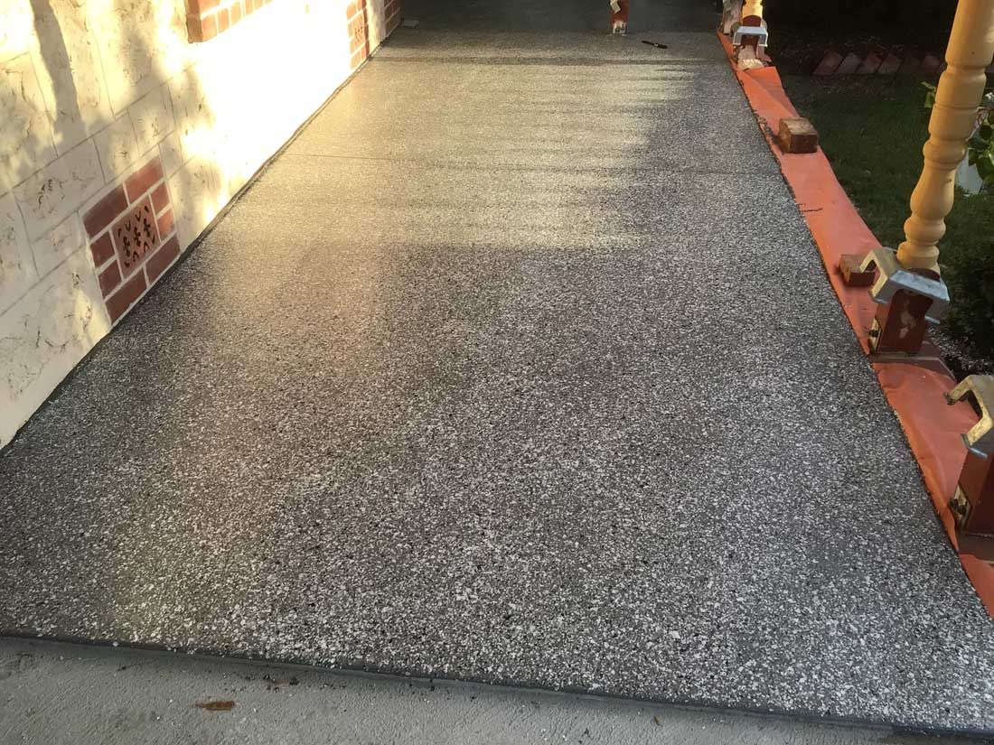After Flake Flooring