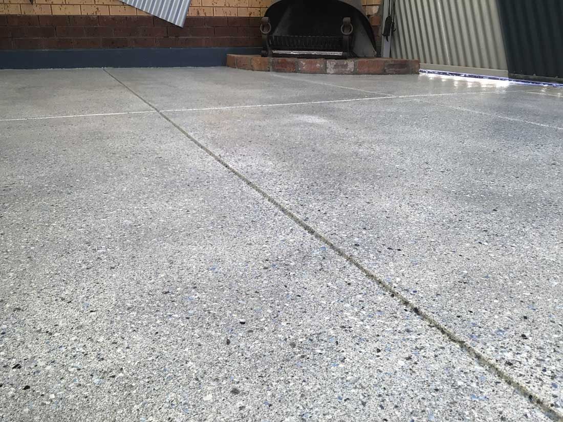 After Flake Flooring