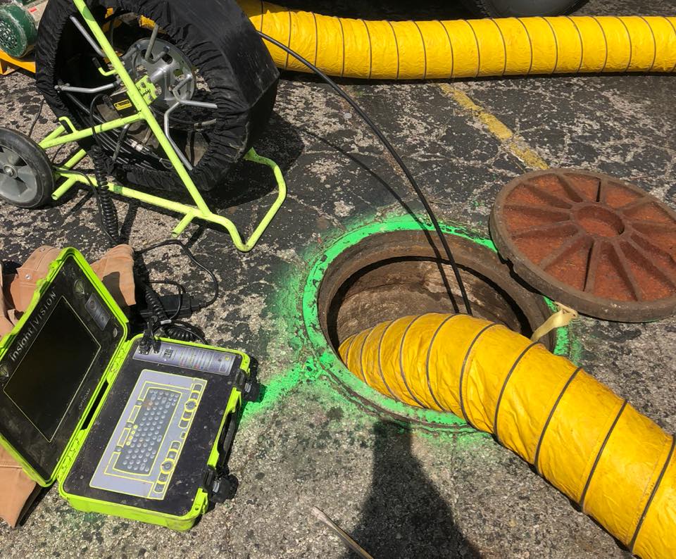 sewer line inspection and servicing