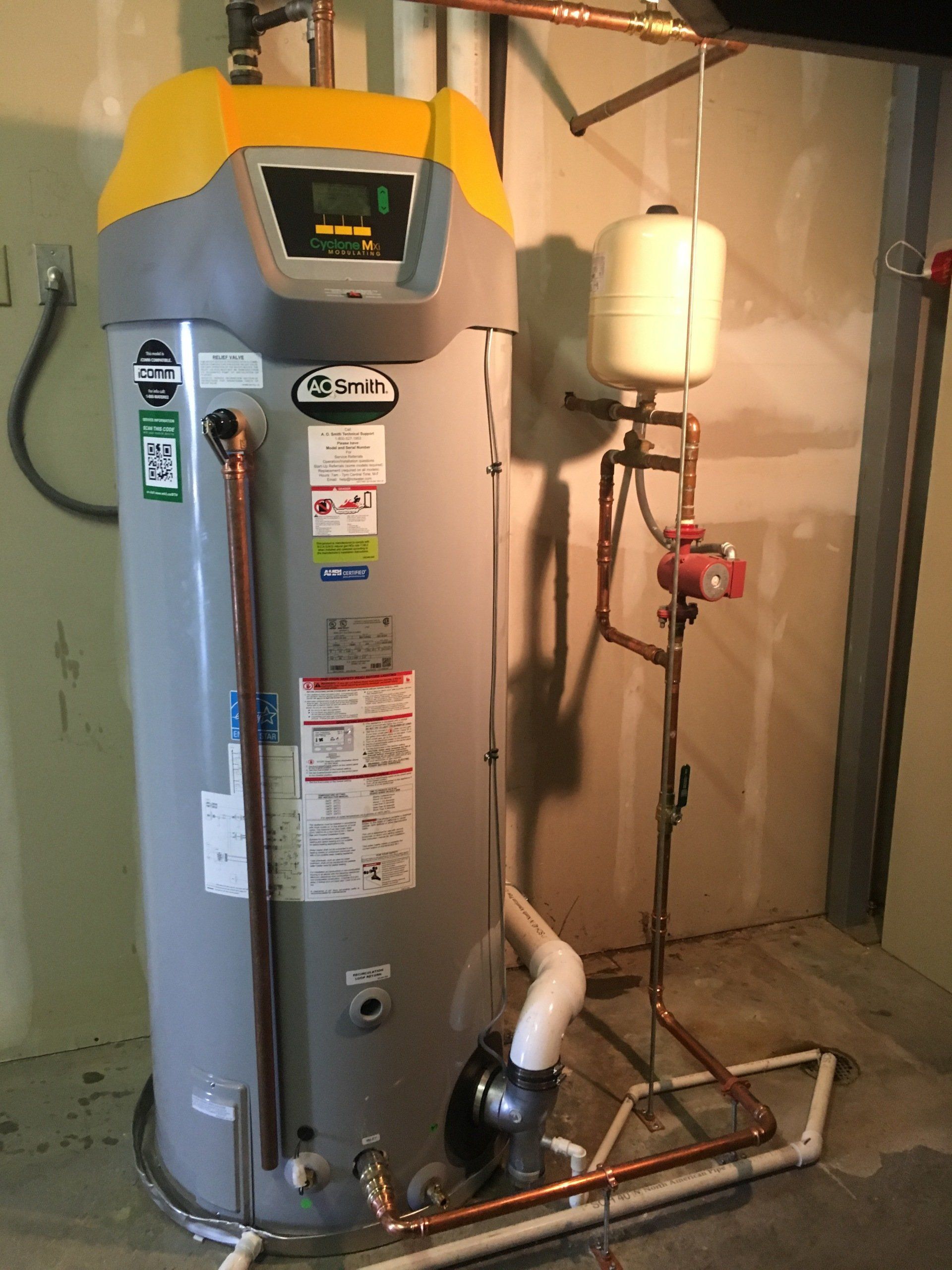 large commercial water heater