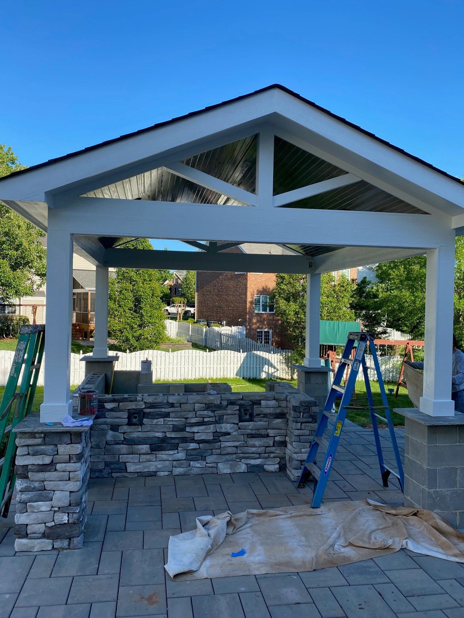 pergola installation