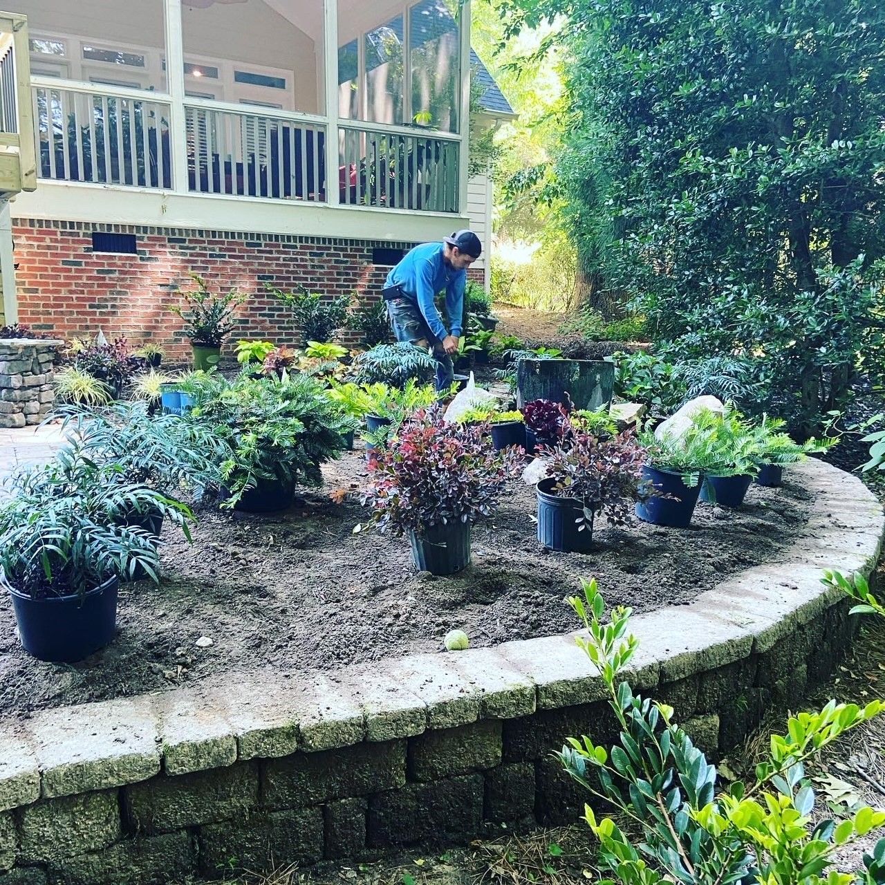 landscape installation