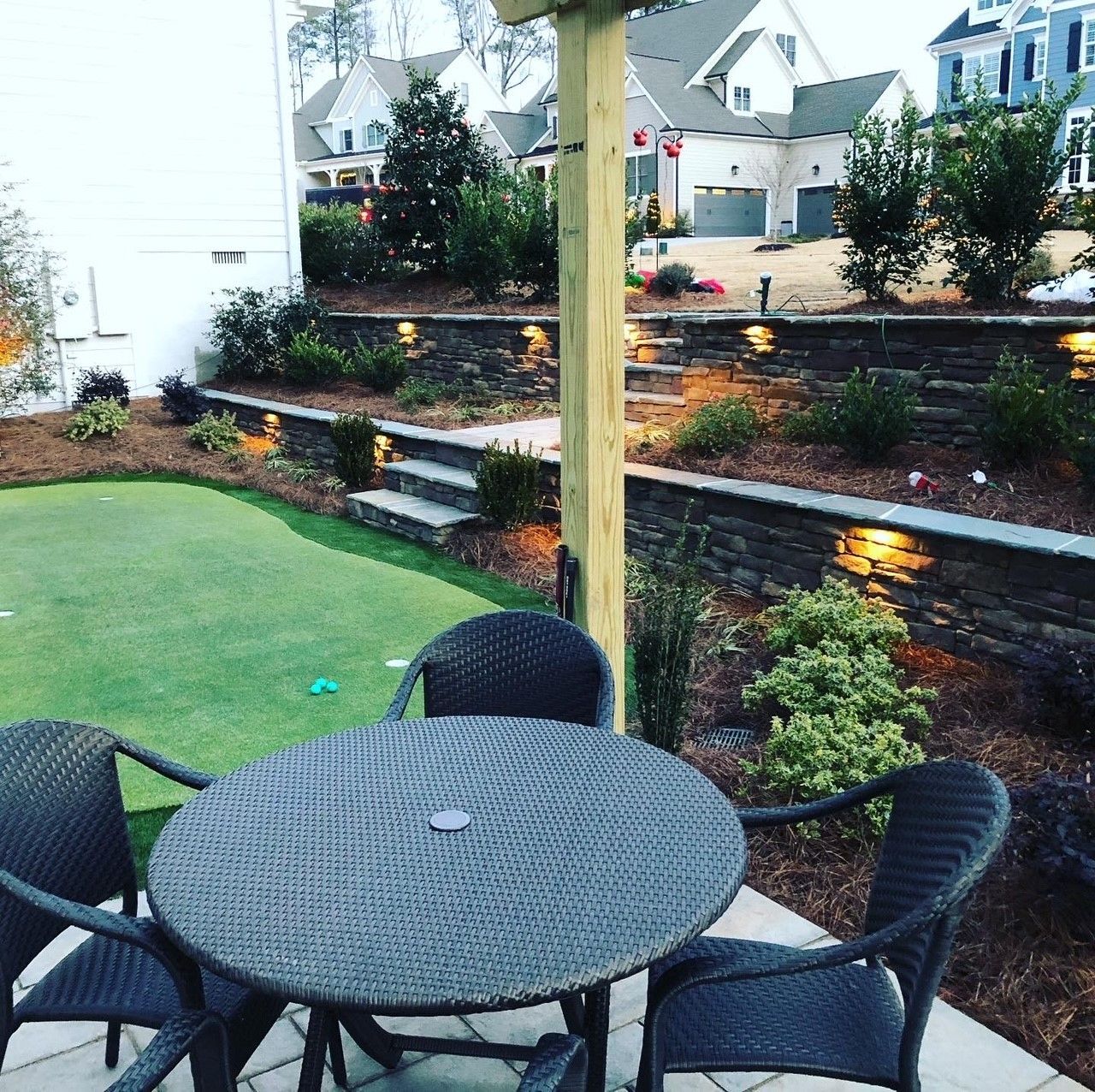 Landscaping installation service from Brookscapes LLC serving Apex, Wake Forest, and Raleigh NC