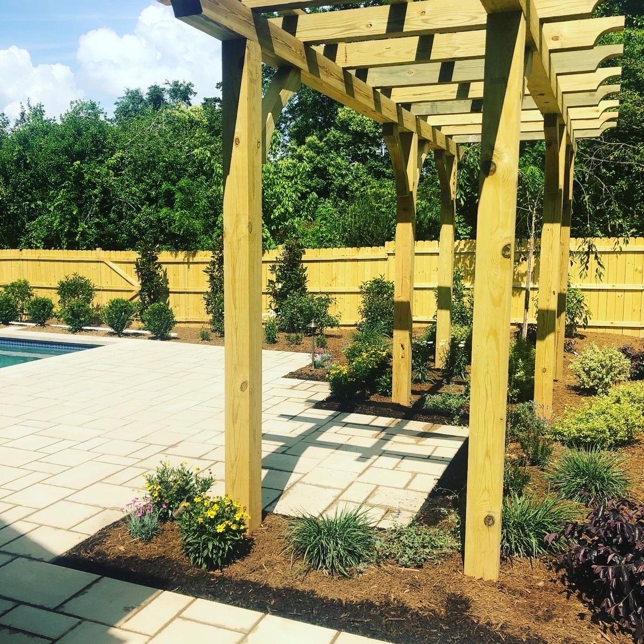 Landscape shrub install services from Brookscapes LLC