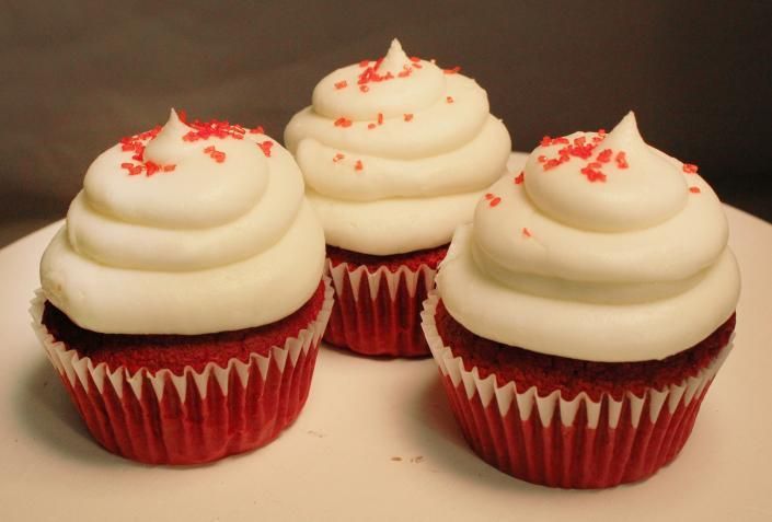 red velvet cupcakes