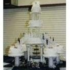 large tiered wedding cake