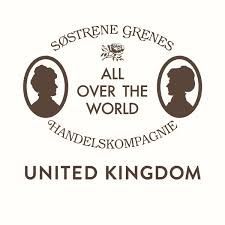 A logo for a company called sostrene grenes all over the world united kingdom.