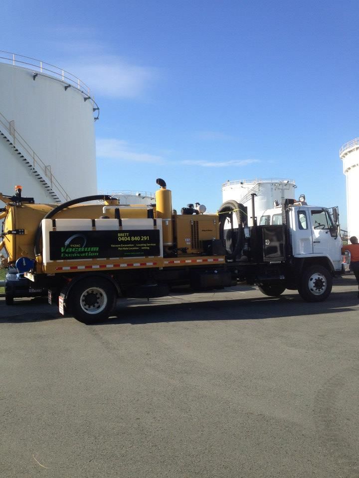Hydro Excavator Truck With A Large Tank — Vacuum Excavation in Gympie, QLD