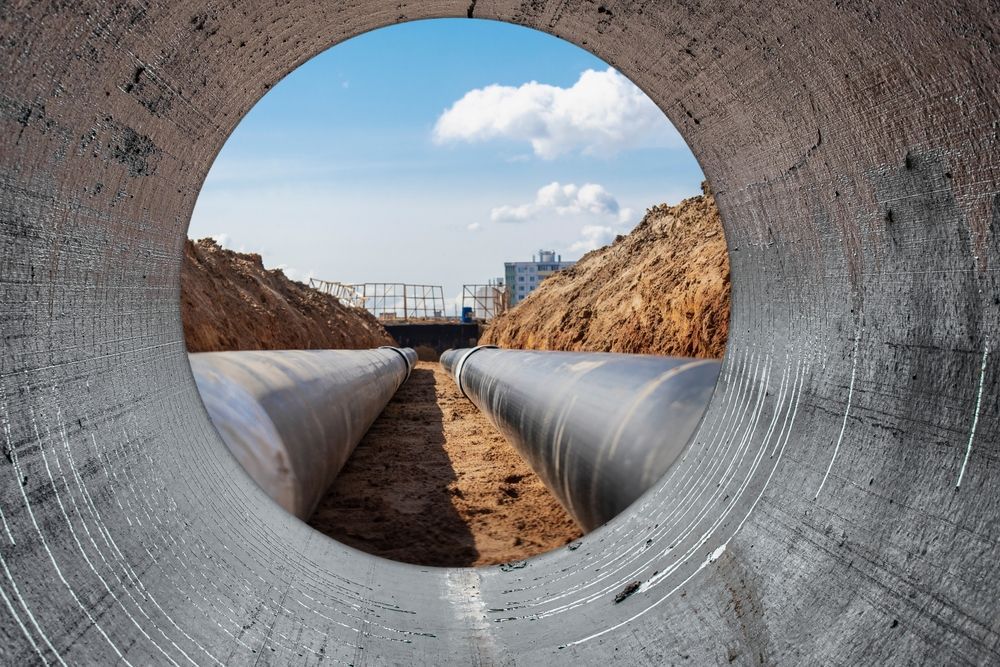 View From Inside a Large Concrete Pipe — Vacuum Excavation in Caboolture, QLD