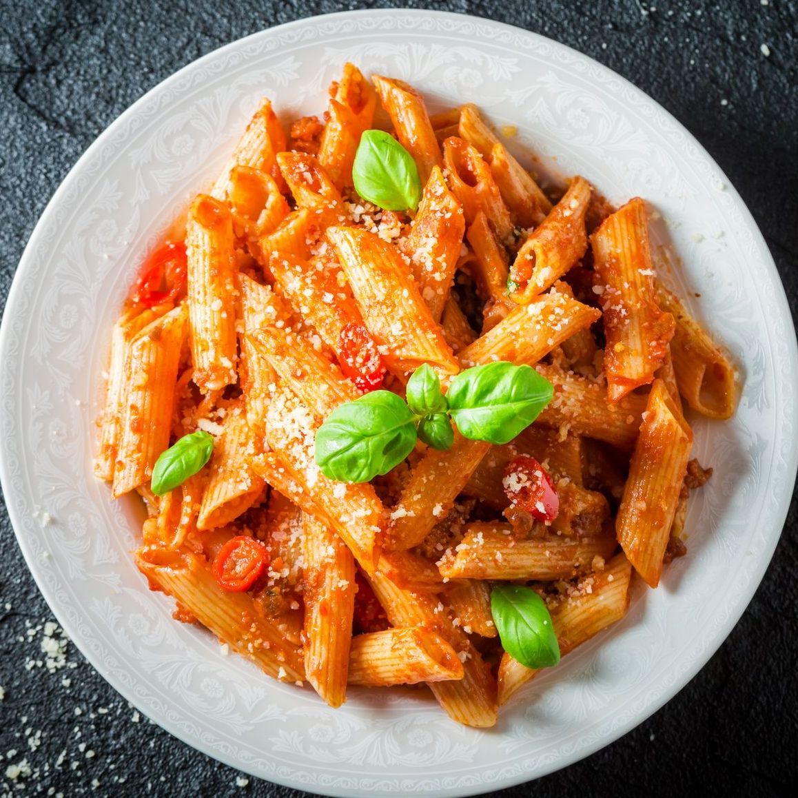 Pasta With Tomato Sauce And Basil - Henrico, VA - Napoli Pizza