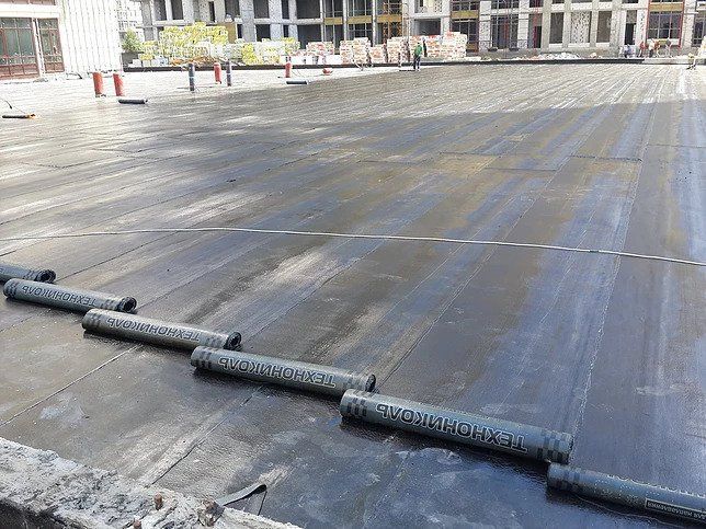 Гидроизоляция кровли паркинга