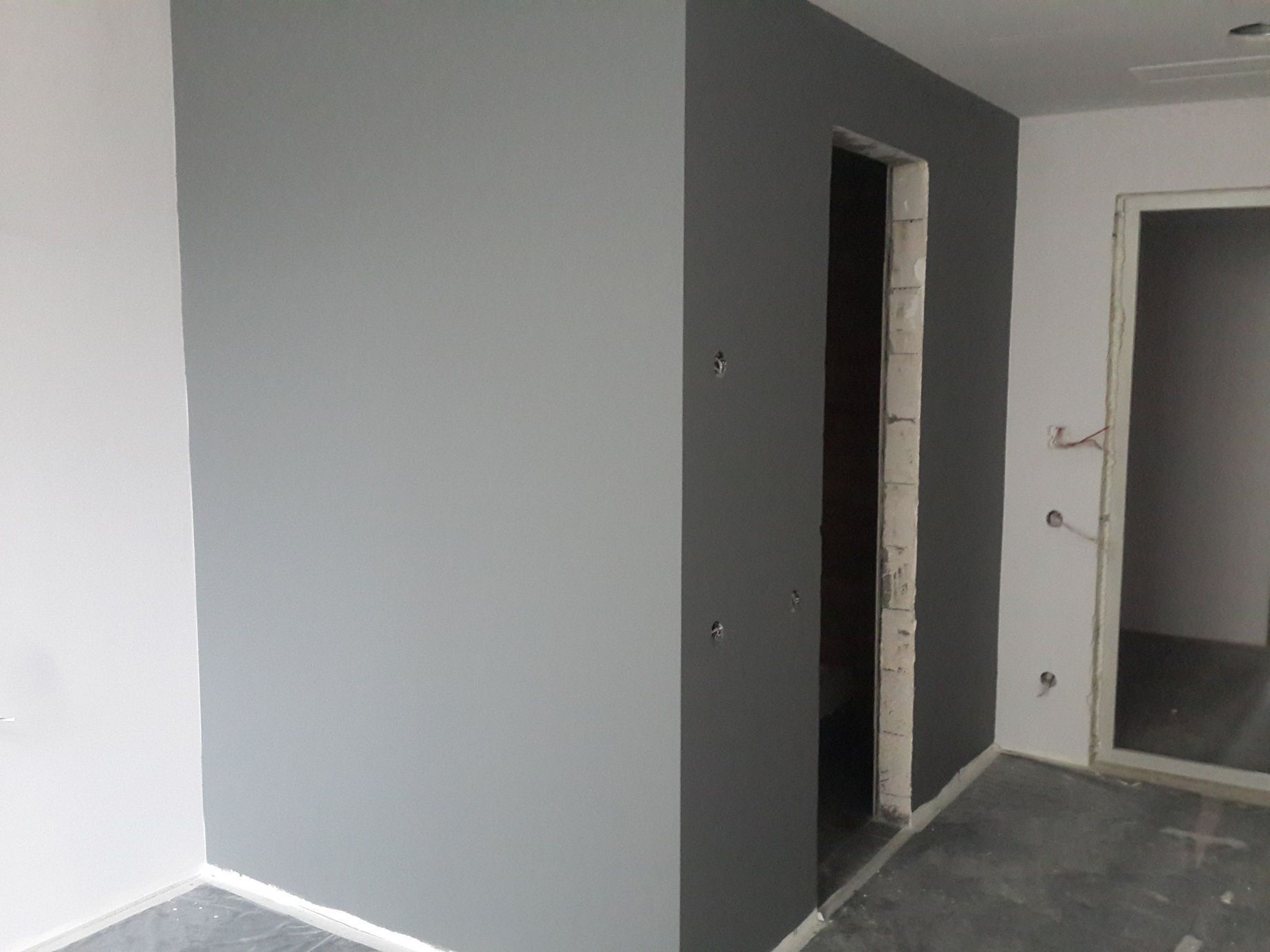 Покраска стен отеля