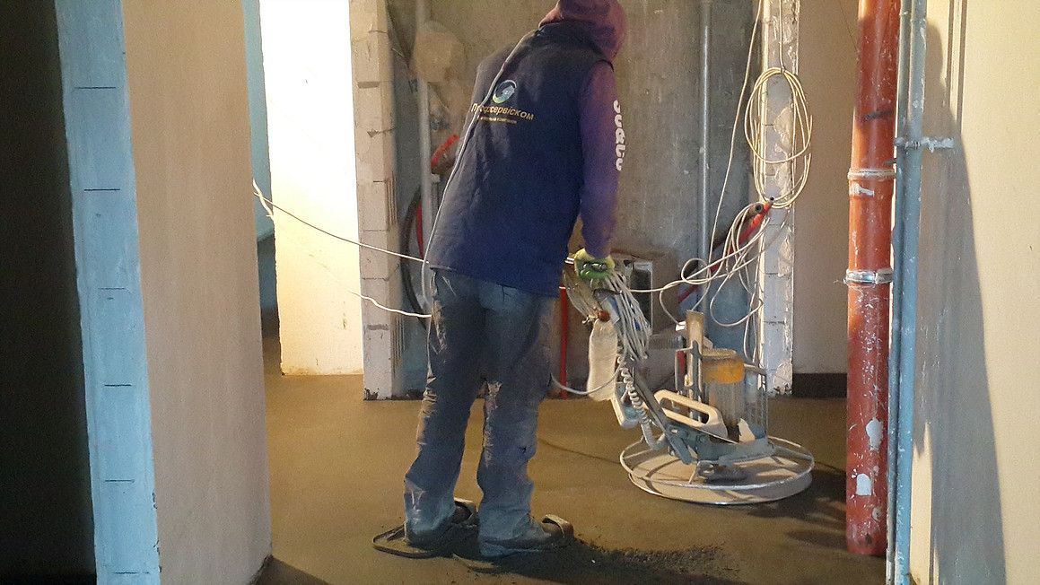 Стяжка 10 секция второй дом, р-й Теремки