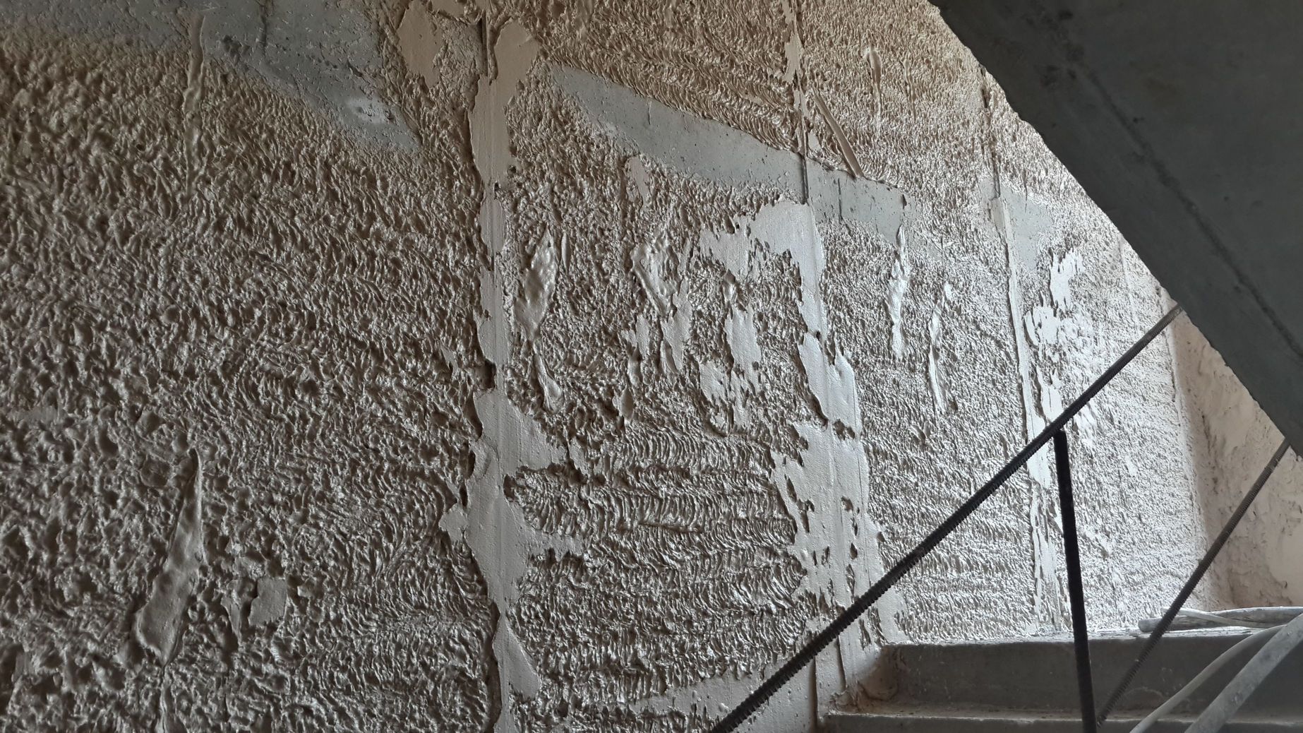 Жилой многоквартирный комплекс, штукатурные работы