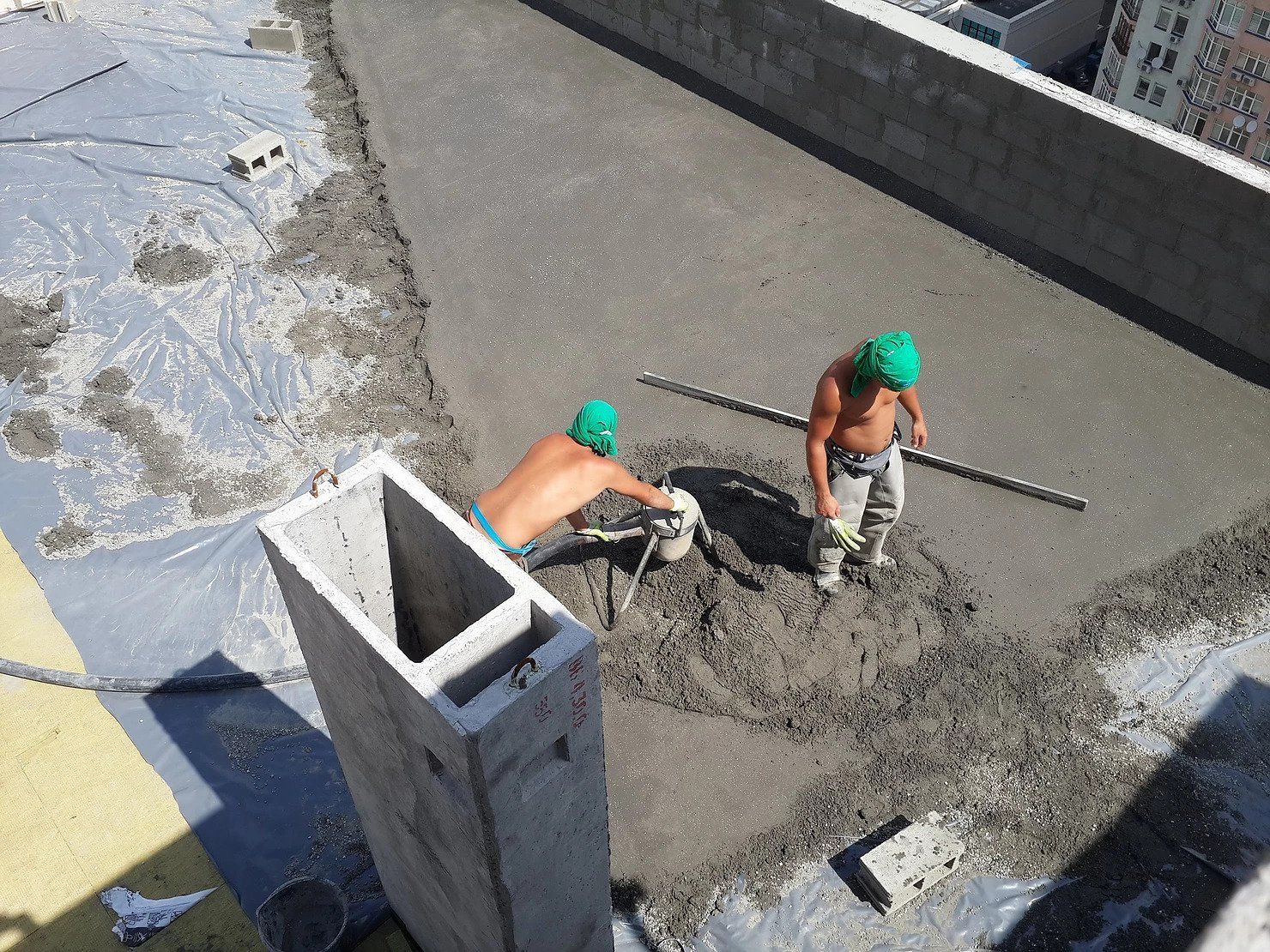 Крыша, секция 3-В. ЖК 