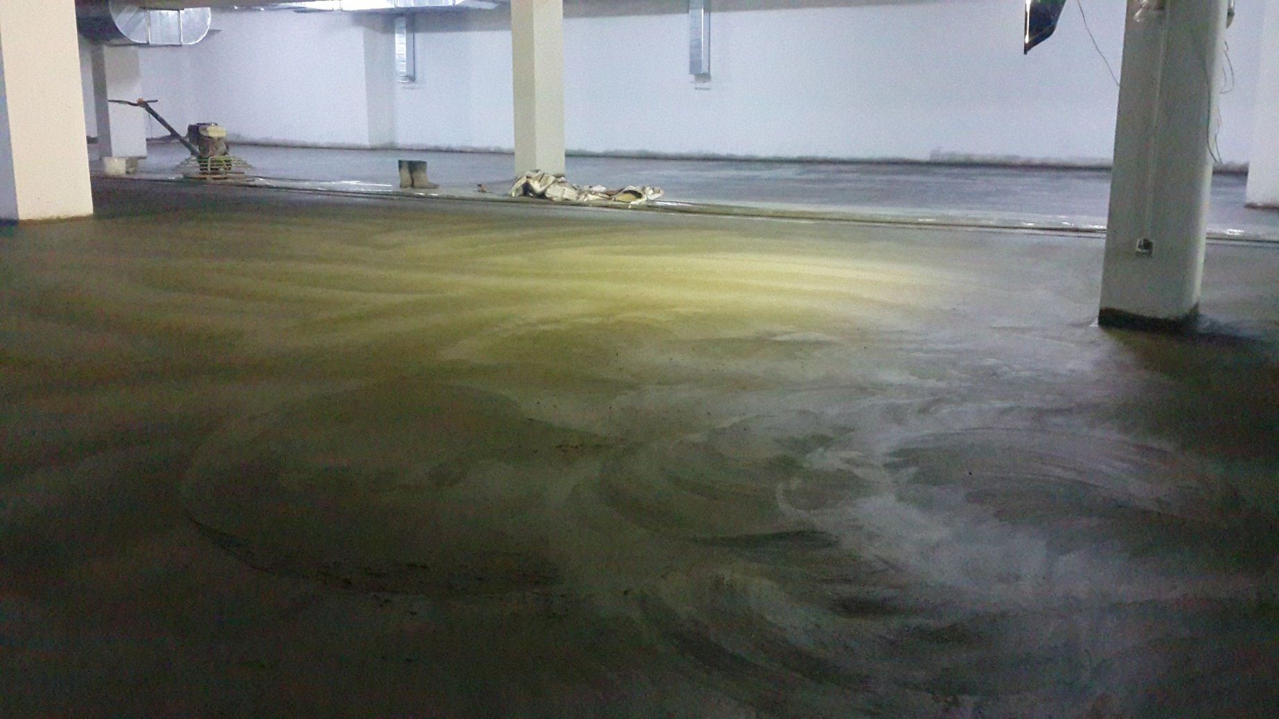 Затирка паркинга, бетонные полы