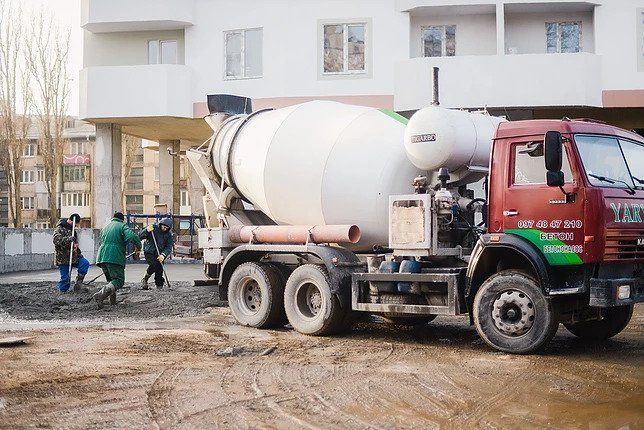 Паркинг по ул. Гарматной,бетонные полы