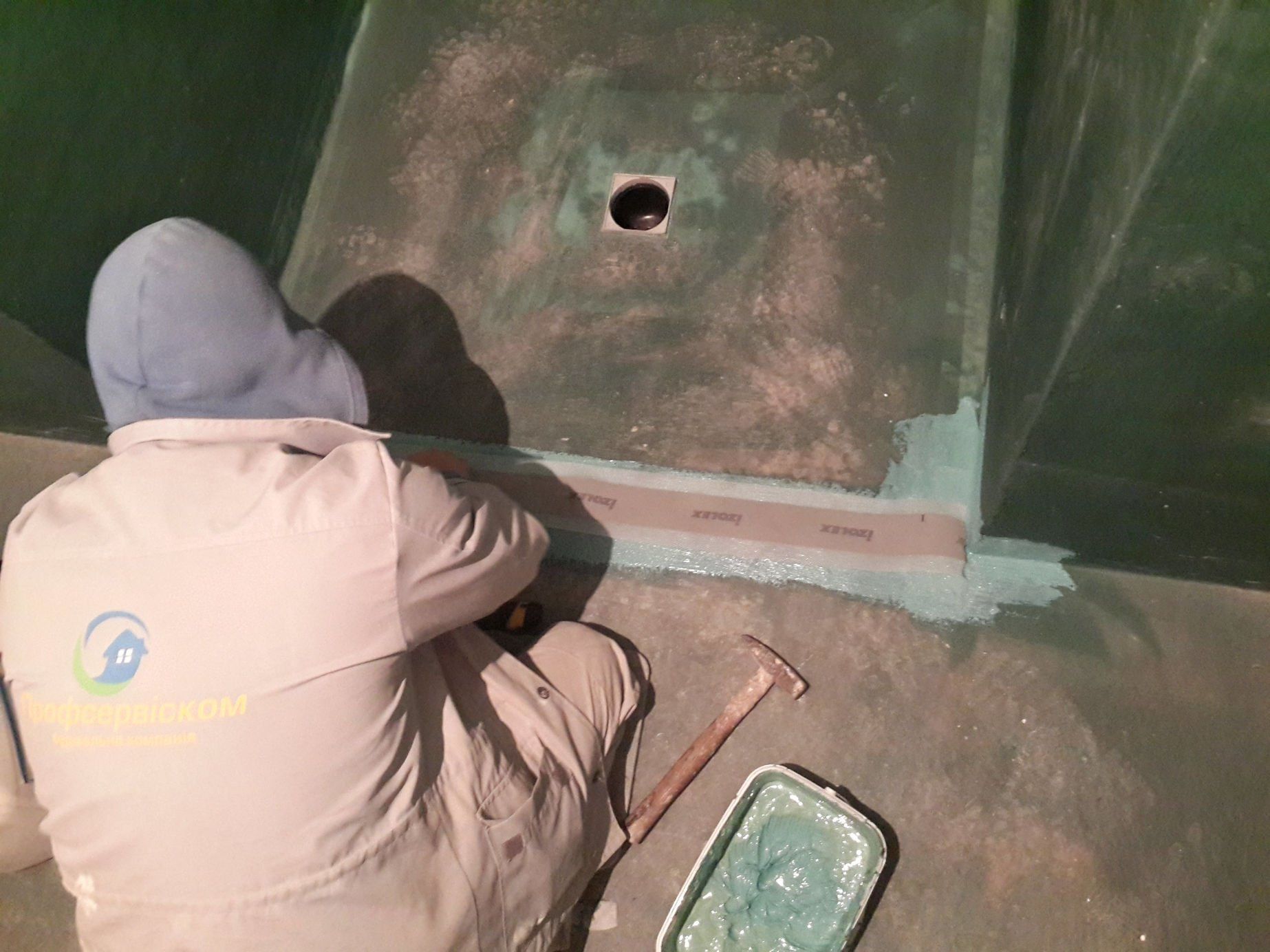 Гидроизоляция душевых зон