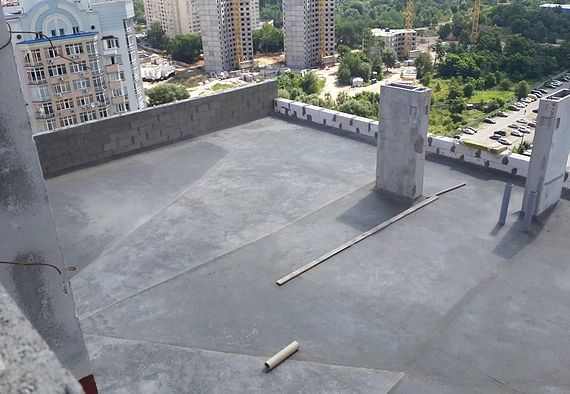 Крыша секция 3-В ЖК Венеция