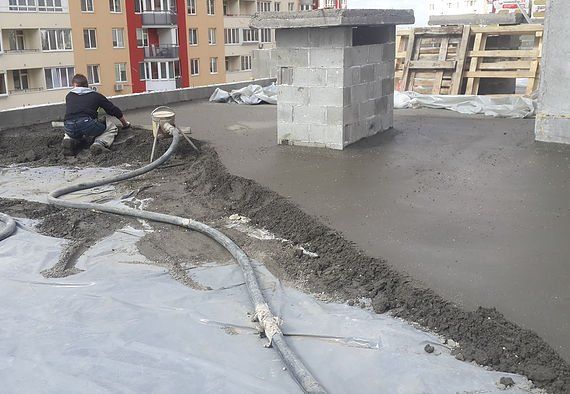 Стяжка  крыши в Киеве