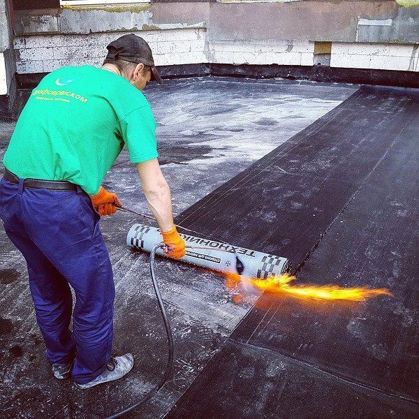 Обустройство кровли паркинга, гидроизоляция