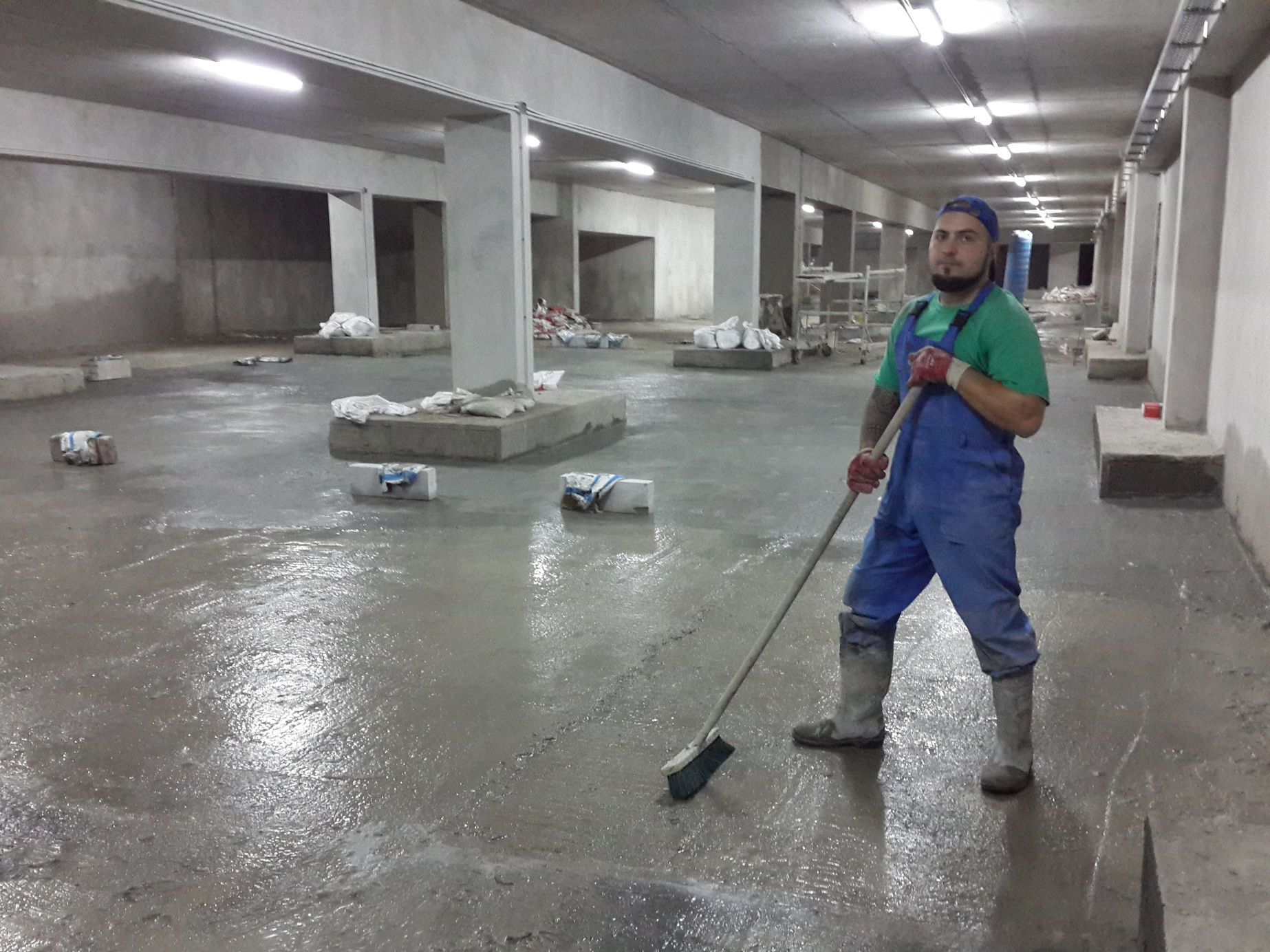 Проникающая гидроизоляция основания и стен паркинга