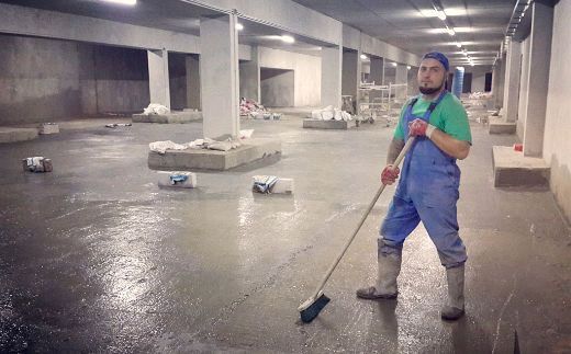 Обустройство подземного паркинга