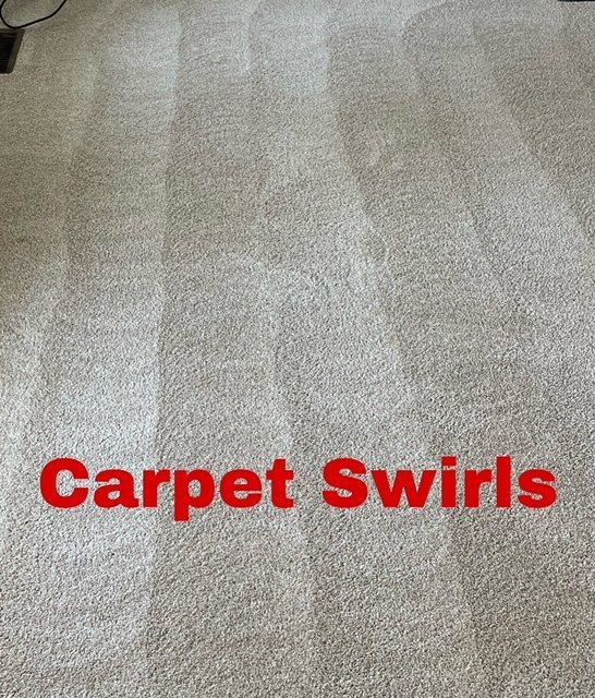 A carpet with the words carpet swirls on it