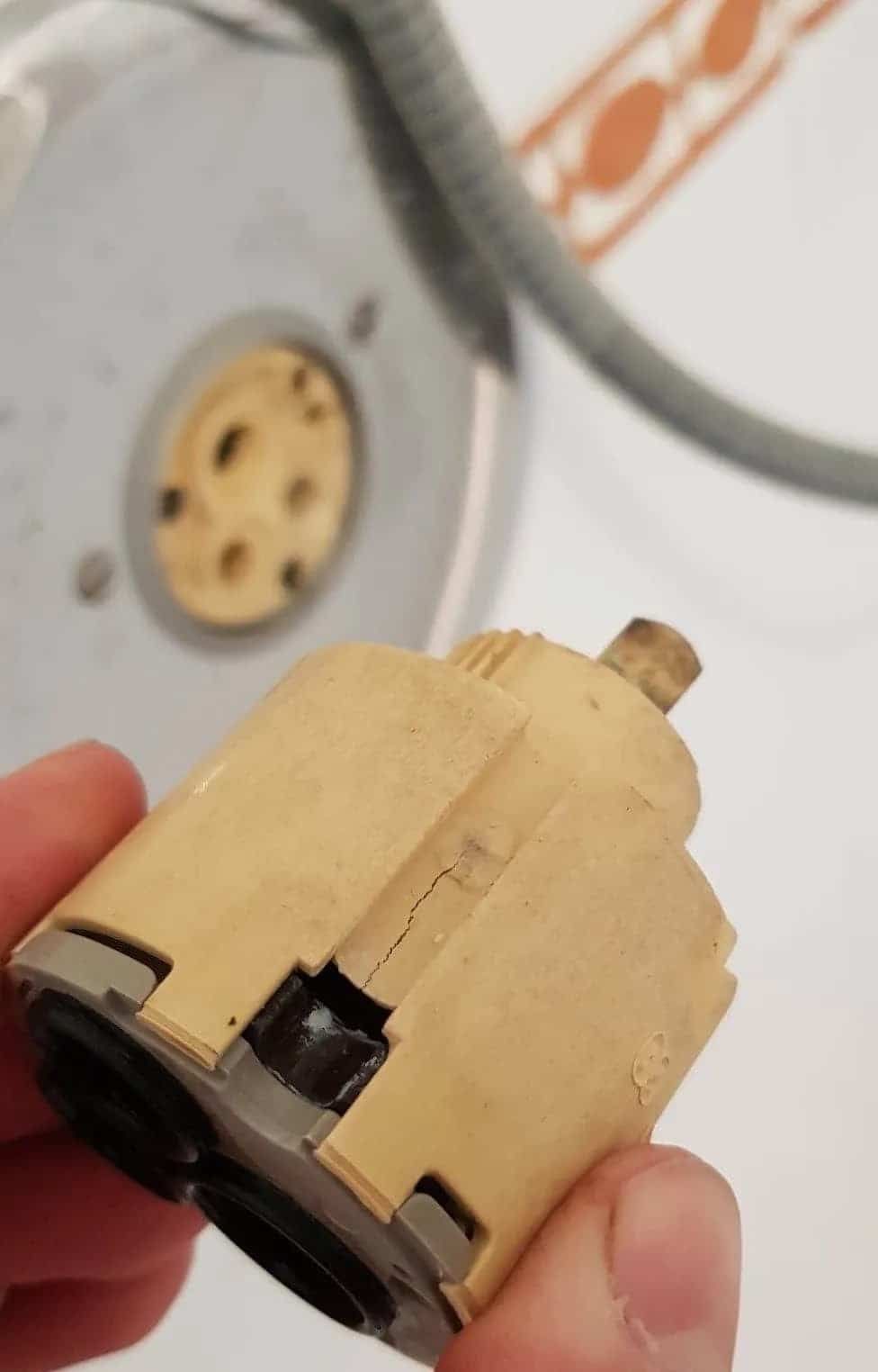 Cracked Mixer Cartridge