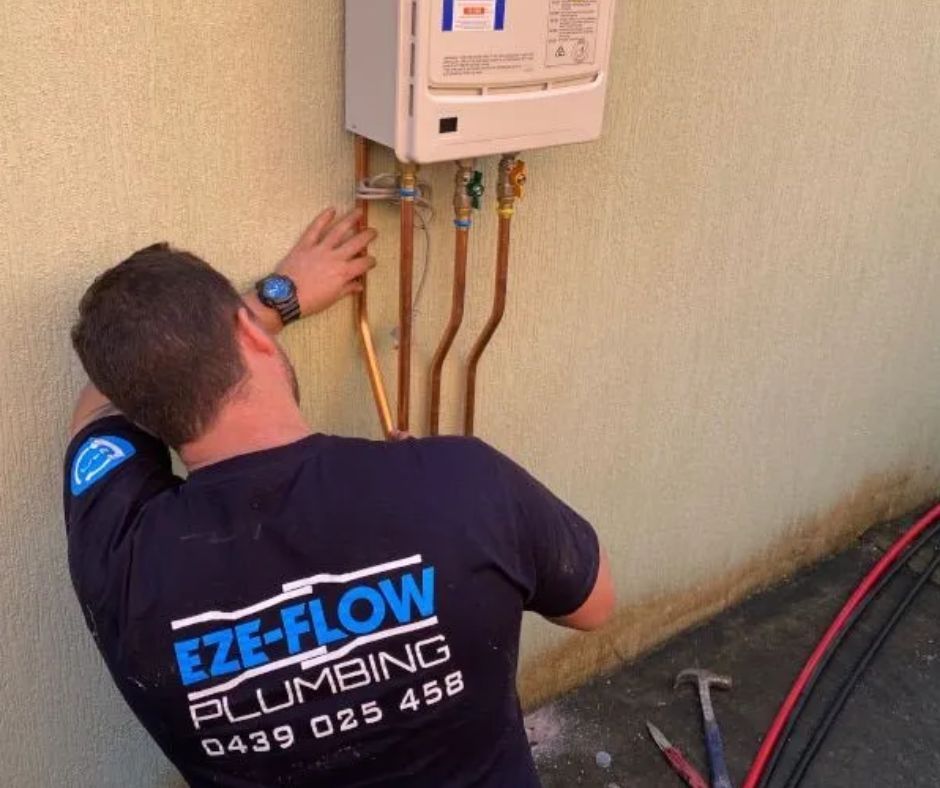 Eze-Flow Plumbing servicing a hot water system