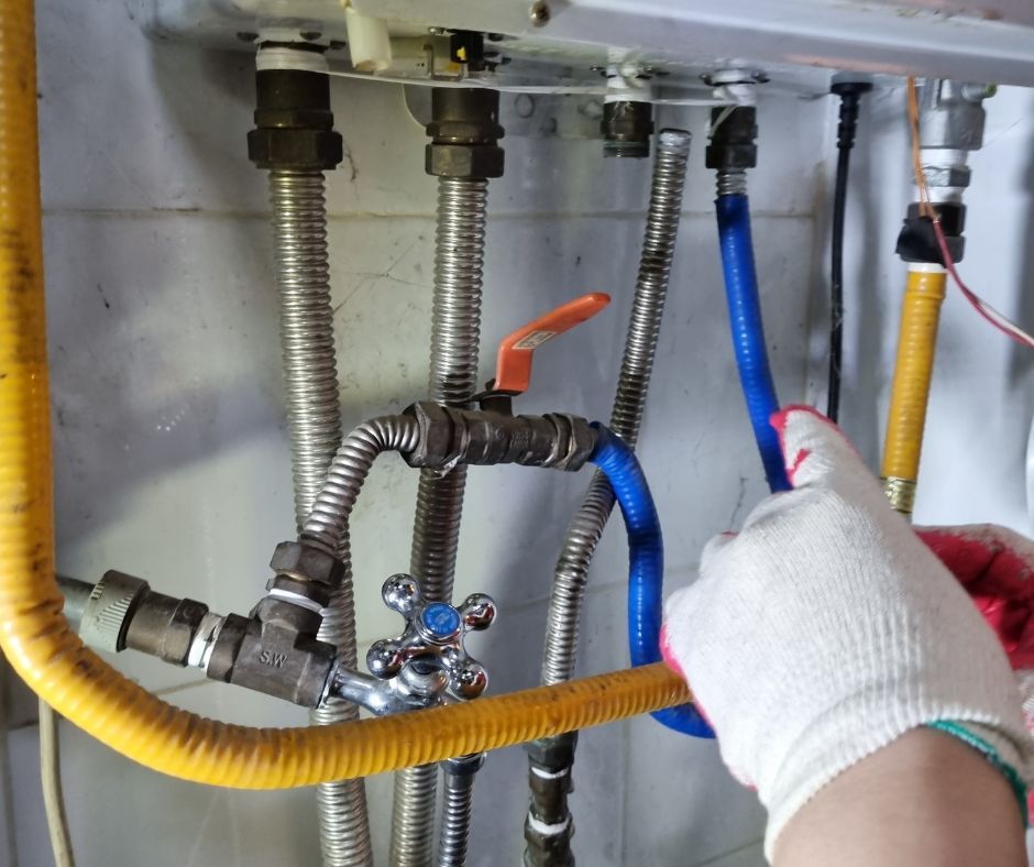 Servicing hot water tempering valves