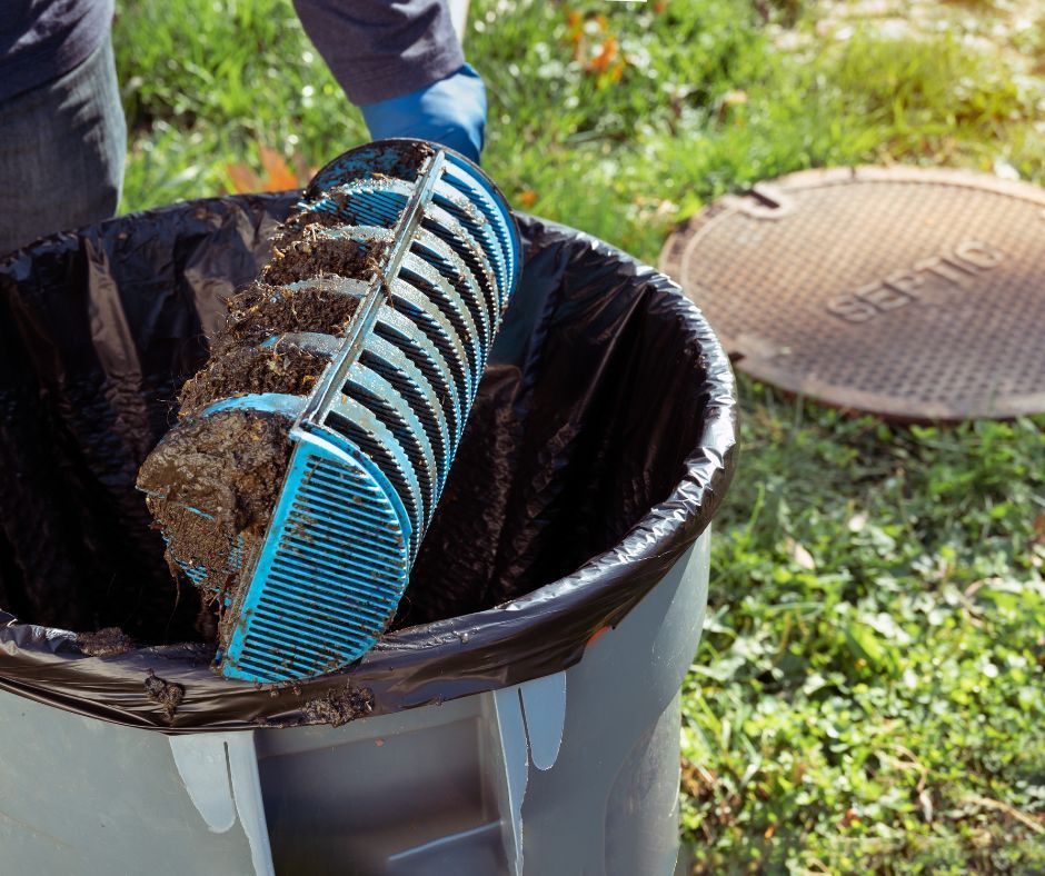 Professional maintenance of the septic system
