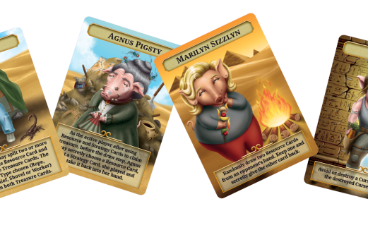 Treasure Hogs game cards