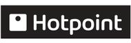 The hotpoint logo is on a black background.