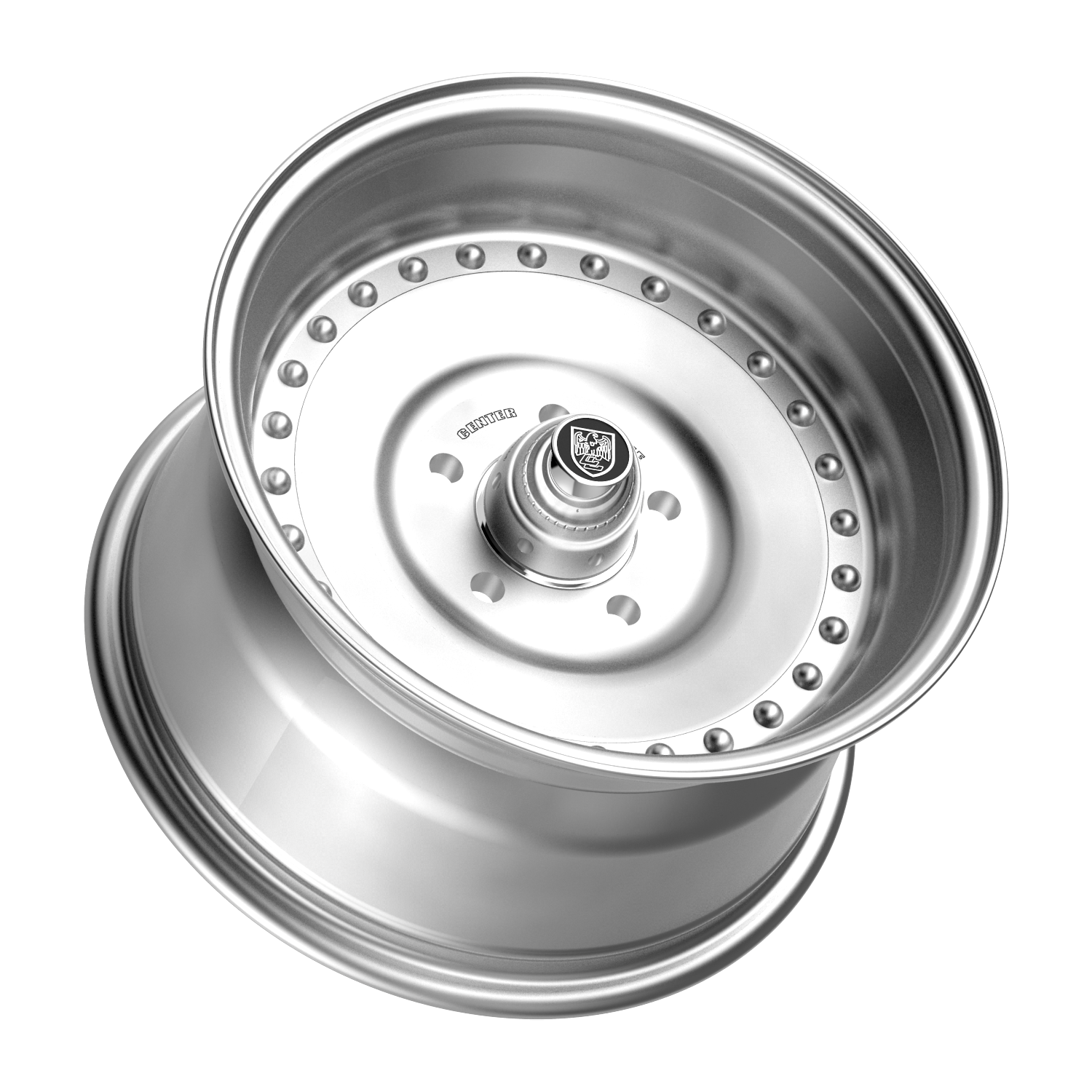 Center Line Auto Drag 15x7 Brushed Aluminium