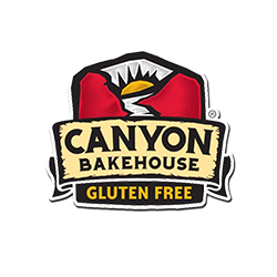 The logo for canyon bakehouse is gluten free.