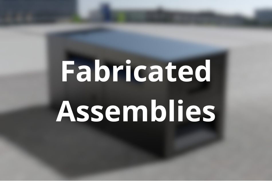 Custom fabricated assembly built by United Alloy for OEM customers.