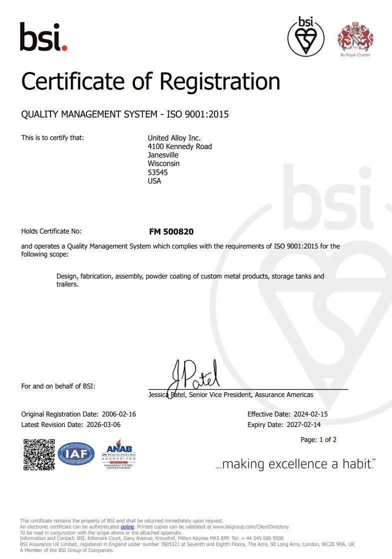 ISO Certification