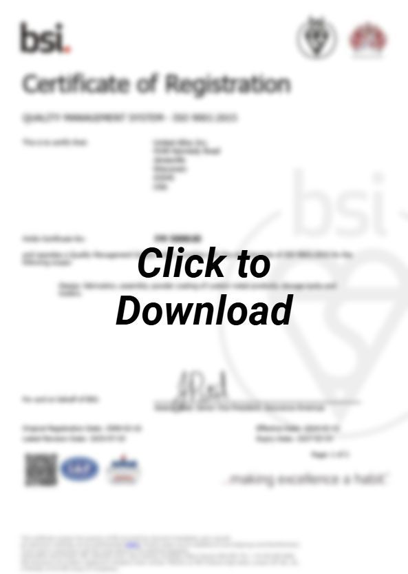 ISO Certification