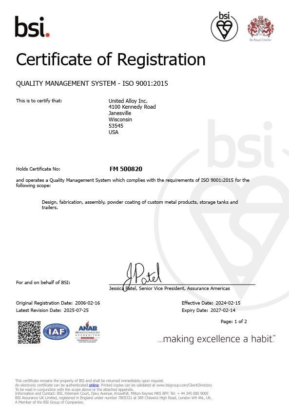 ISO Certification