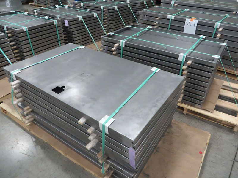Precision sheet metal fabrication and powder coating by United Alloy.