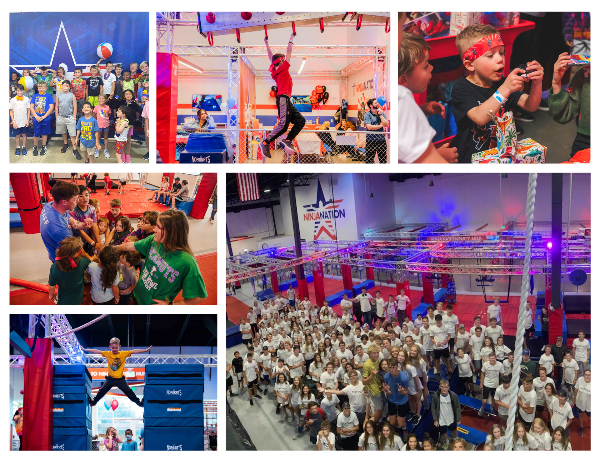 Ninja Nation group events are great for groups of all sizes