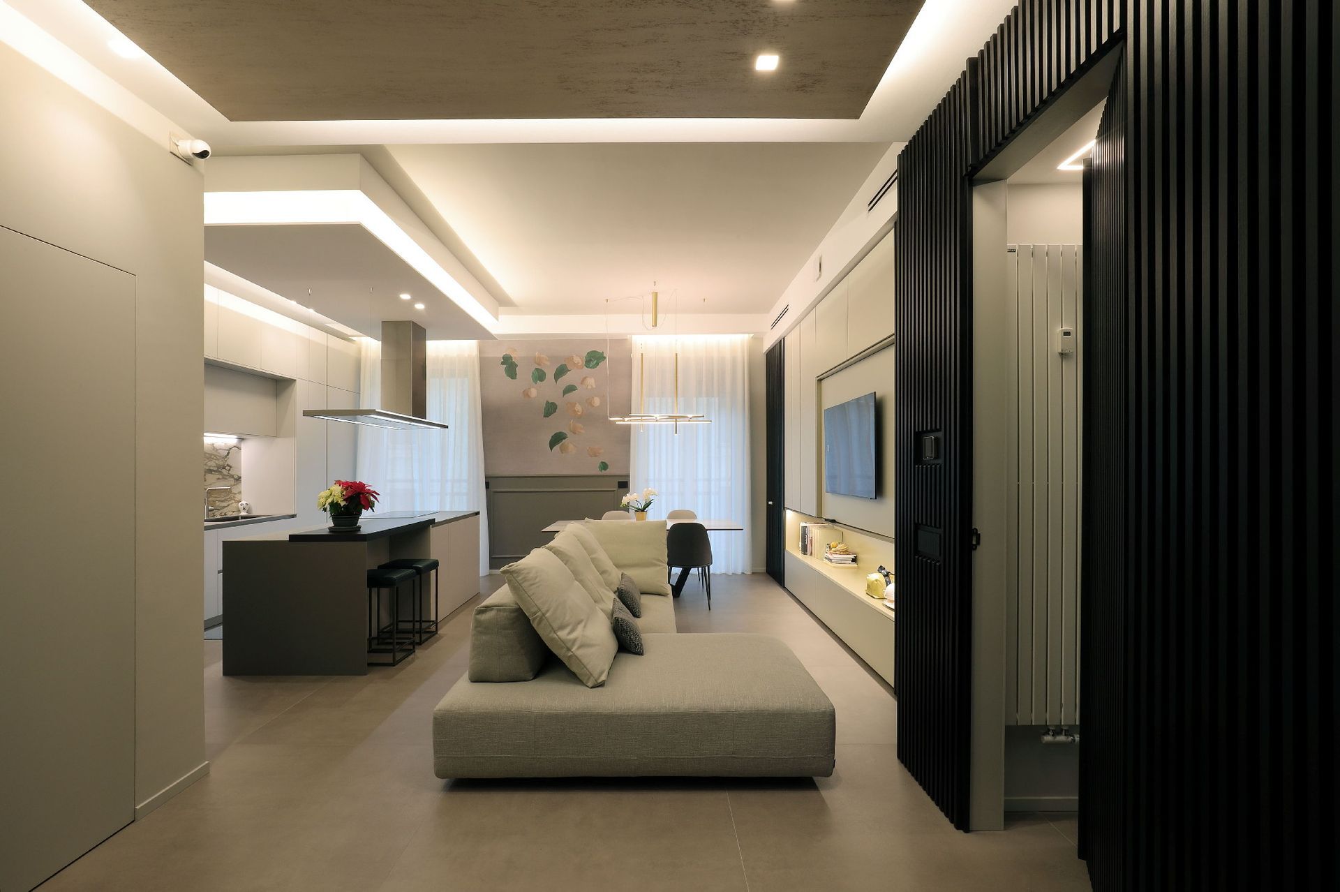 soggiorno ristrutturazione ArtéNworK Desio e Milano