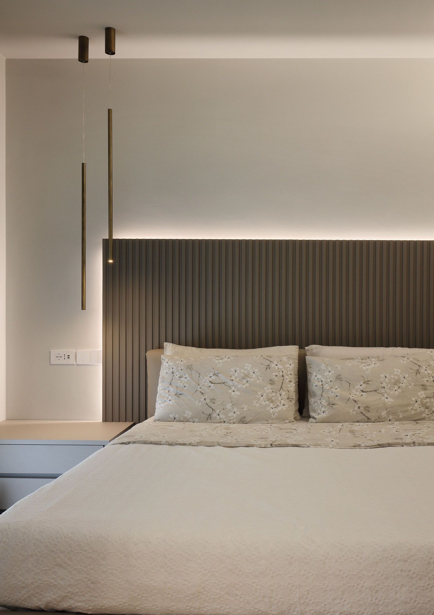 particolare testiera letto ArtéNworK Desio e Milano