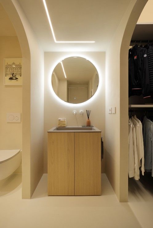 elegante ristrutturazione  bagno ArtéNworK Desio Milano Monza