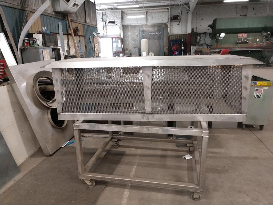 Metal Frame with Metal Sheet with Holes - Louisville , KY - Diversified Metals