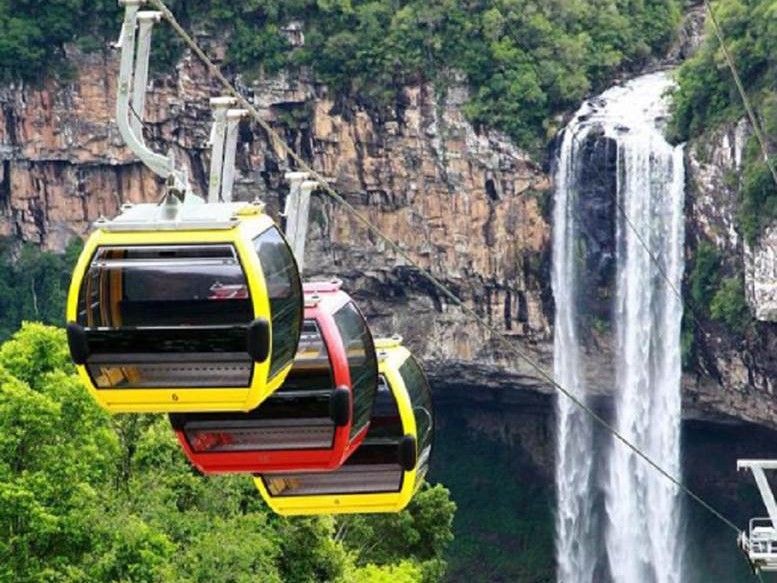 Bondinhos aéreos em Canela