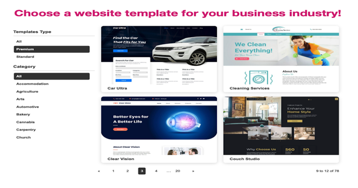 Custom Business Website Templates | Responsive Web Design Templates