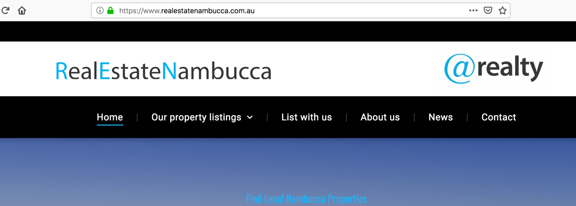 Real Estate Nambucca Co-branding with secure SSL image