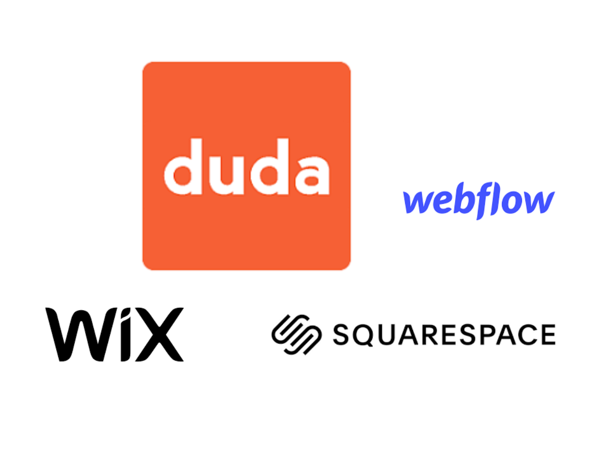 Better website platforms to migrate your WordPress to, like Duda, WIX, Squarespace or Webflow
